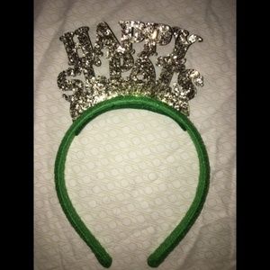 St Patrick’s Day Gold Glitter Headband